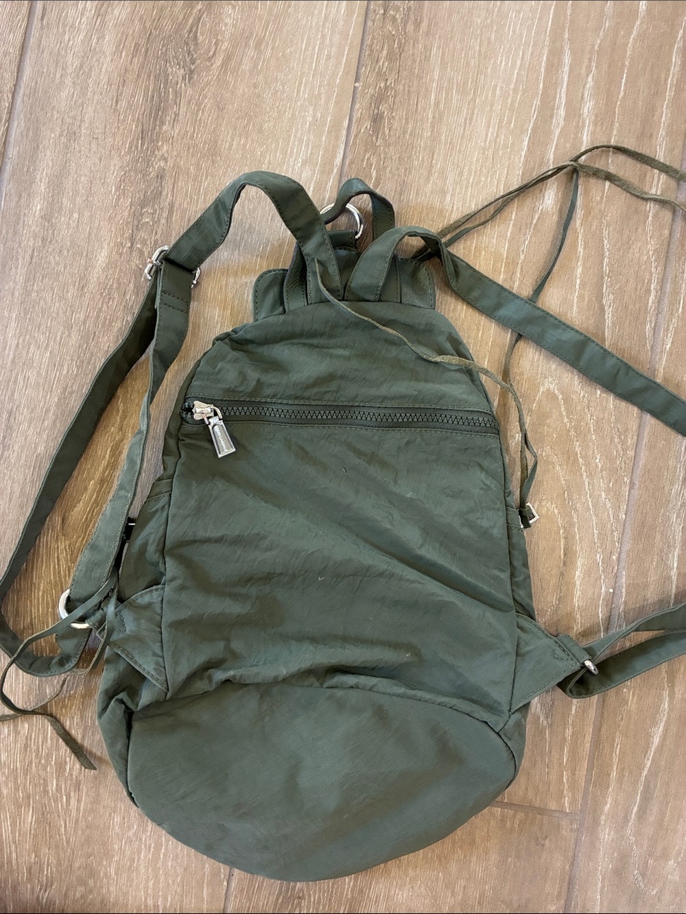 Rebecca Minkoff Olive Green Nylon Backpack